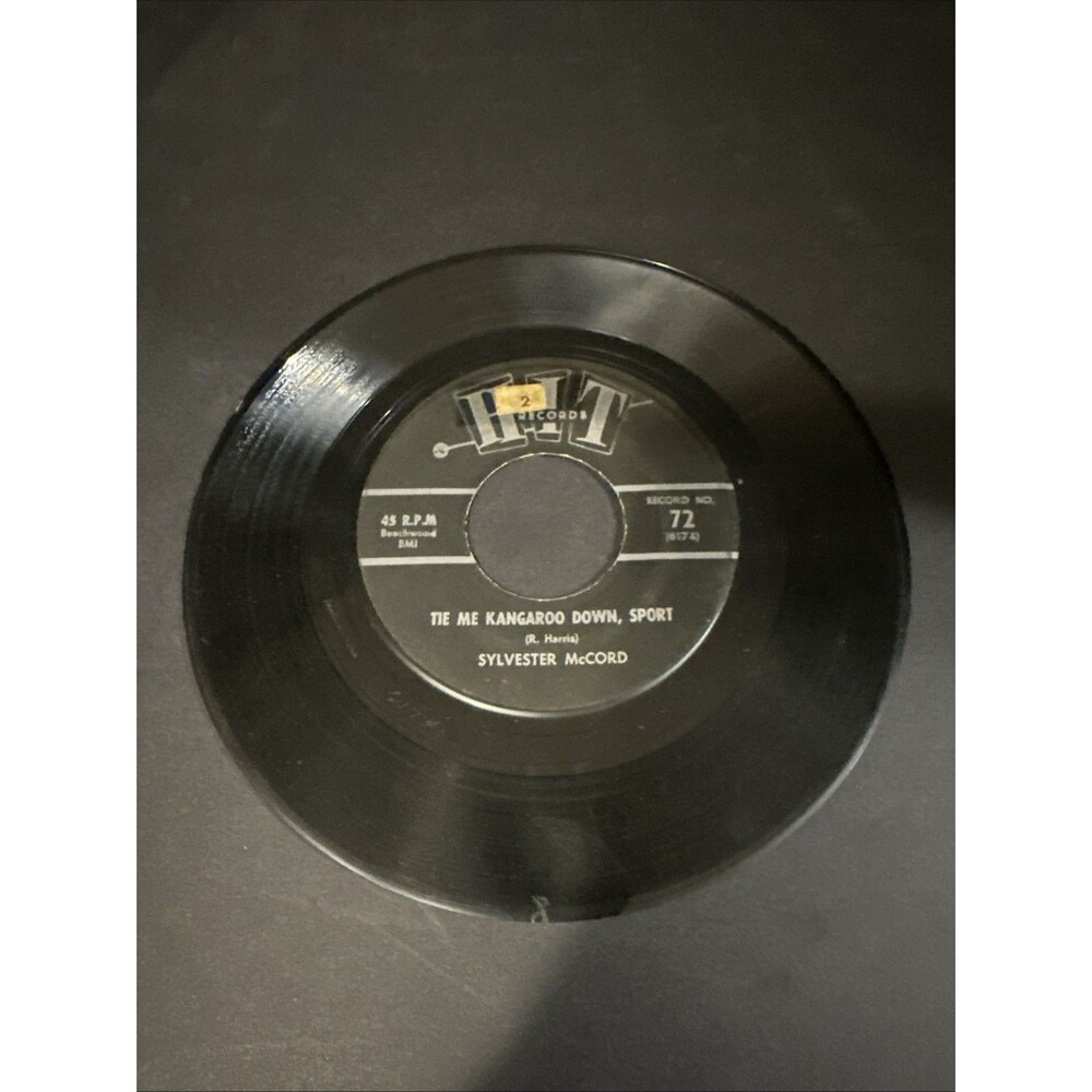 Hit Records 45 Music City Five "Memphis" Sylvester McCord "Tie Me Kangaroo Down"